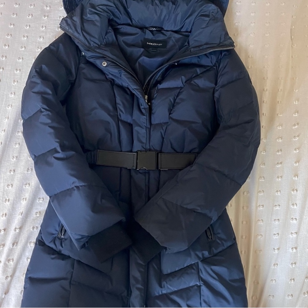 Navy Mackage XXS puffer coat